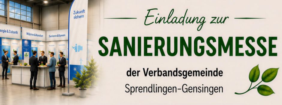 Erste Sanierungsmesse der Verbandsgemeinde Sprendlingen-Gensingen
