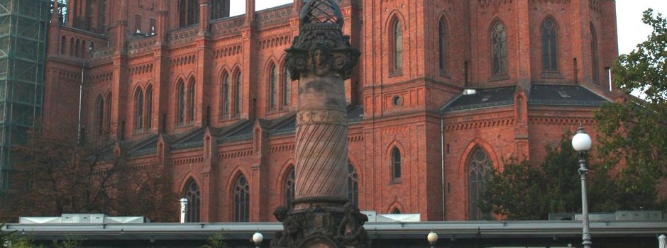 Marktsäule in Wiesbaden wird für 117.000 Euro saniert