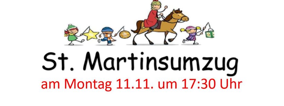 Herzliche Einladung zum St. Martinsumzug des Kindergartens am 11. November