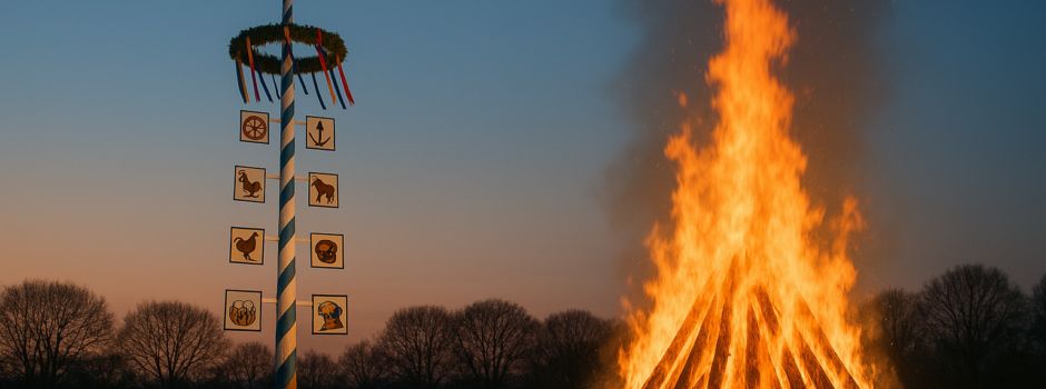 „Osterfeuer, Maibaum, Vorfreude – Jerxheim feiert zusammen!“