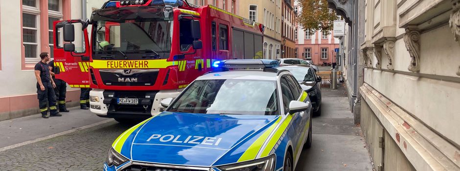 Großeinsatz in Mainzer Altstadt: Person gestorben