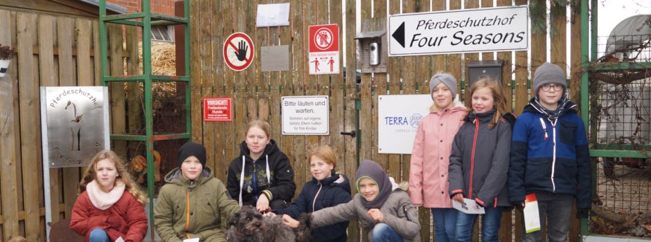 324 € an den Pferdeschutzhof Four Seasons