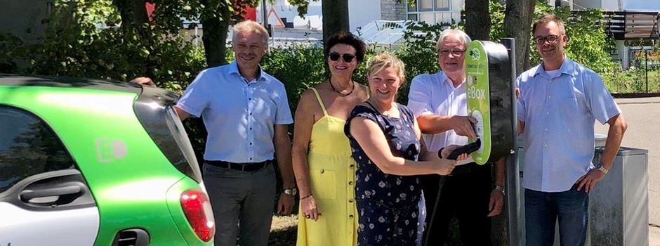 Neue Ladeinfrastruktur für E-Auto- und E-Bike-Fahrer in Dienheim eingeweiht