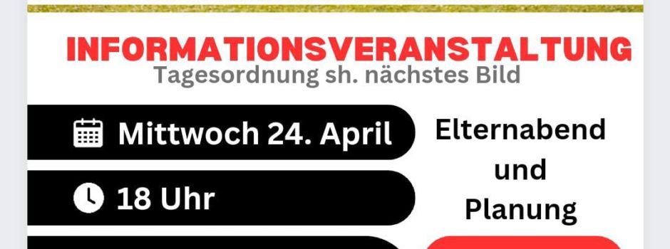 Infoabend der Jugendabteilungen