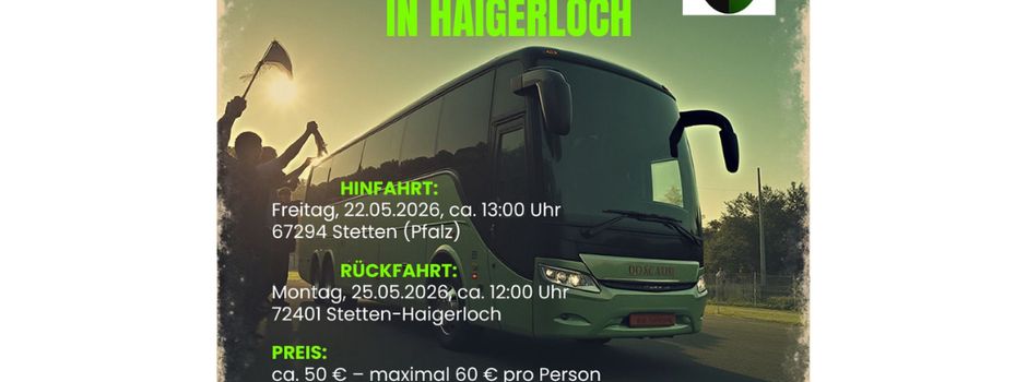 Stetten-Turnier - Busfahrt zum Stetten-Turnier in Stetten-Haigerloch