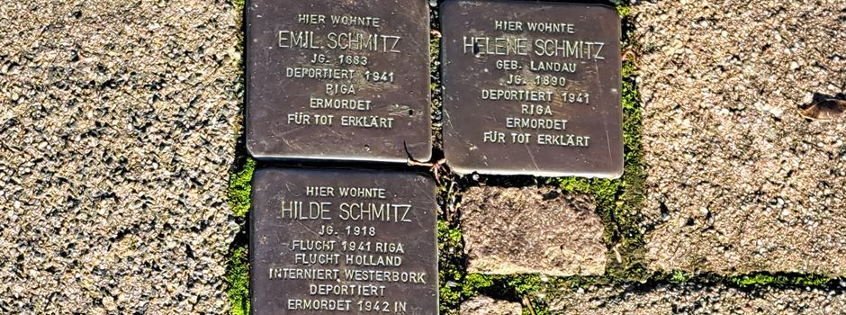 Herzliche Einladung zum Putzen der Niederkasseler Stolpersteine am Sonntag, 9. November 2025