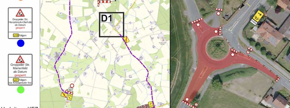Straßen.NRW startet Millionenprojekt: Die L927 (Tecklenburger Weg - Groppeler Straße - Bredeck) wird in neun Abschnitten erneuert