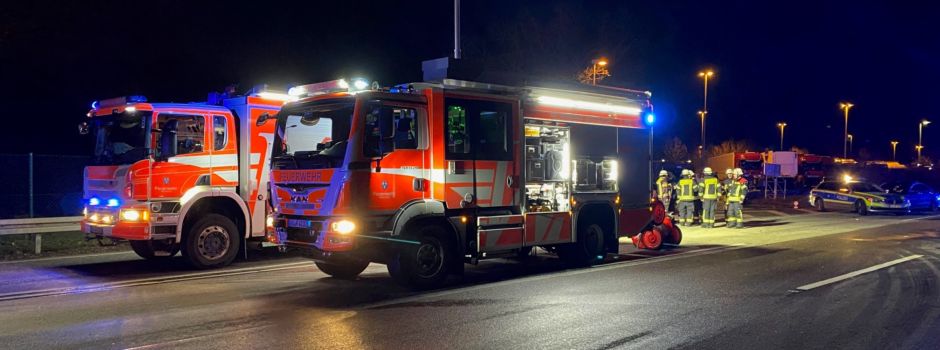 A60: Auto fängt während der Fahrt Feuer