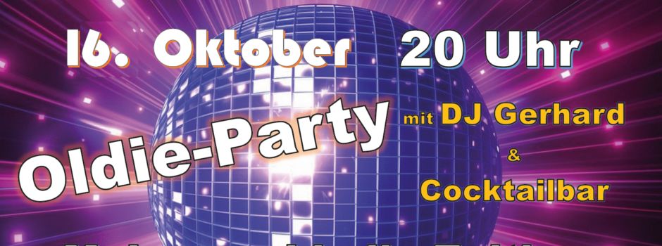 Einladung zur Oldie-Party