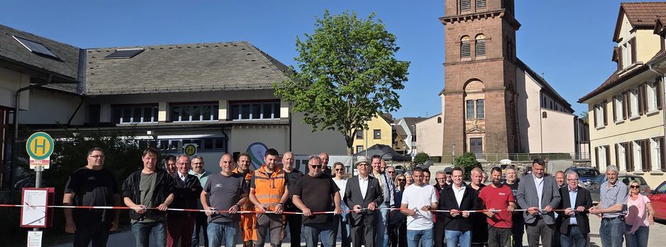 Verkehrsfreigabe der barrierefreien Bushaltestellen am Schulzentrum Oberes Elztal