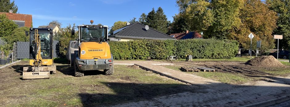 Neuer Rastplatz mitten in Lübow