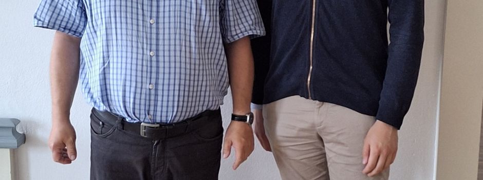 Bürgermeister Lukas Daum zu Gast im Neustädter Rathaus