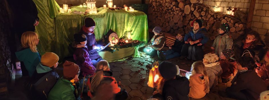 Laternenumzug in Brodersby-Goltoft