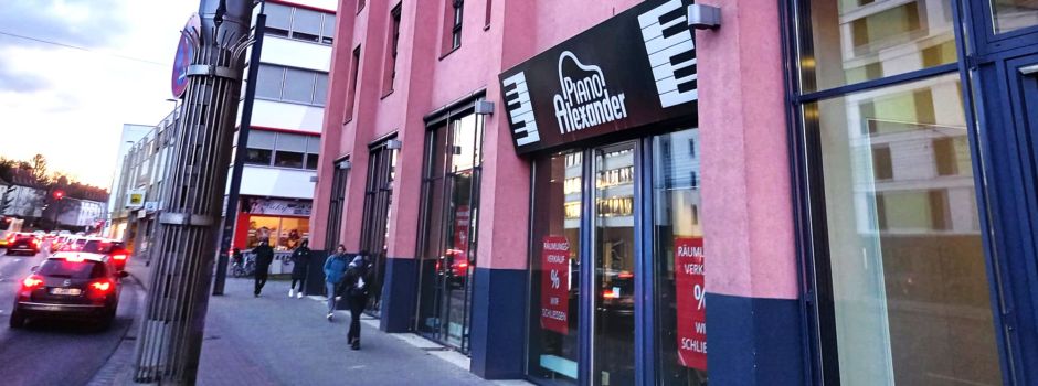 Musik Alexander schließt Geschäft in Mainz