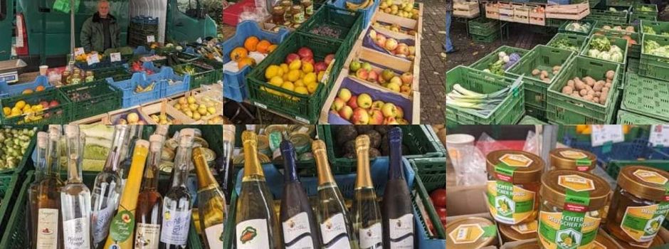 Gemüse Mann kommt nach Erlenbrunn