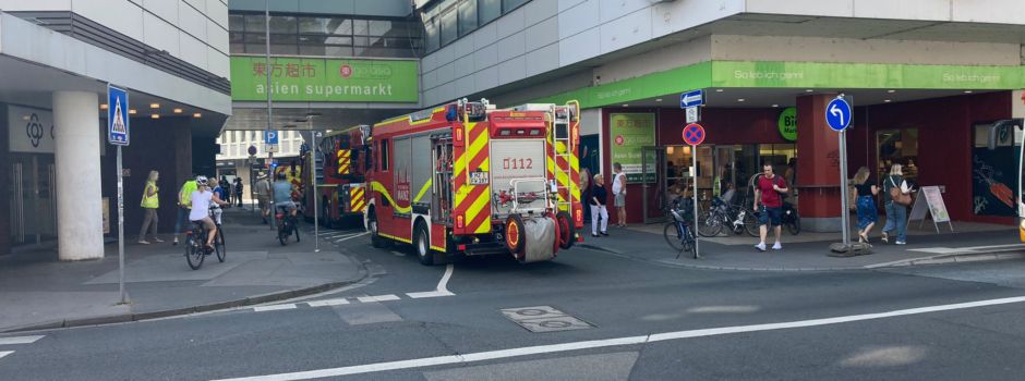 Feuerwehreinsatz in der Mainzer Altstadt