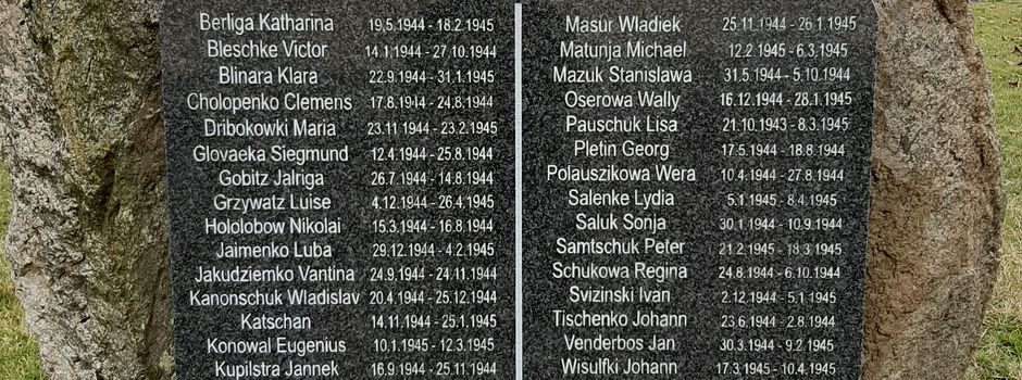 „Vergesst unsere Namen nicht!“