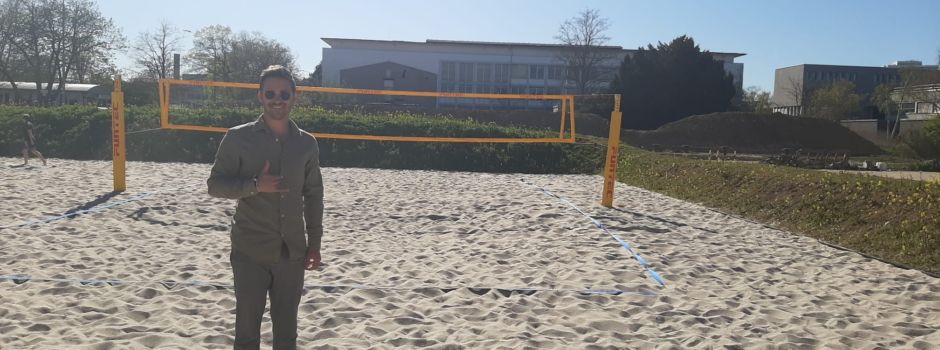 Neue Strandbar auf dem Uni-Campus in Mainz