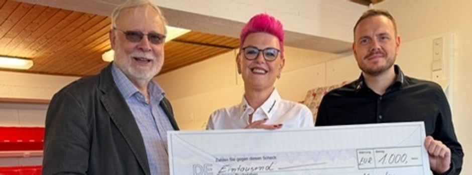 1.000 Euro für die Tafel