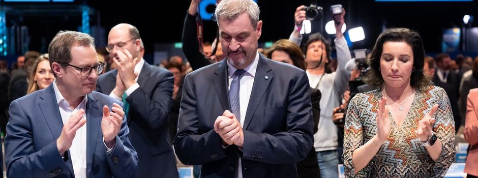 Söder fährt bisher schlechtestes Ergebnis als CSU-Chef ein