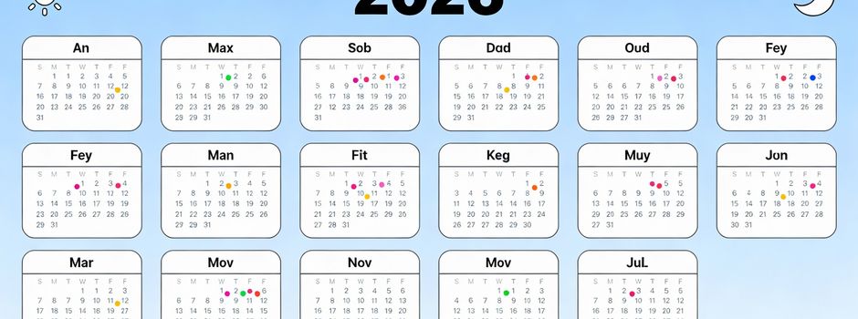 Kalender für die Belegung des Gemeindezentrums Klein Trebbow