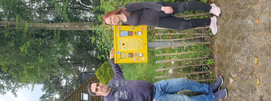 Ein bunter Automat für die Artenvielfalt: Bienenfutter zum Mitnehmen in Wellen