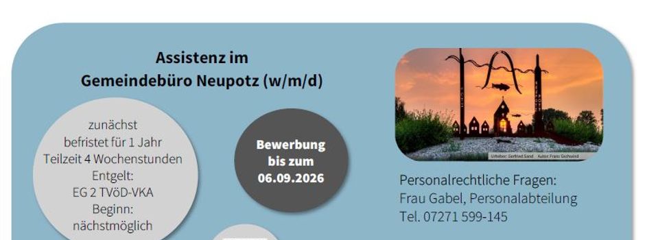 Unsere Ortsgemeinde sucht Verstärkung !