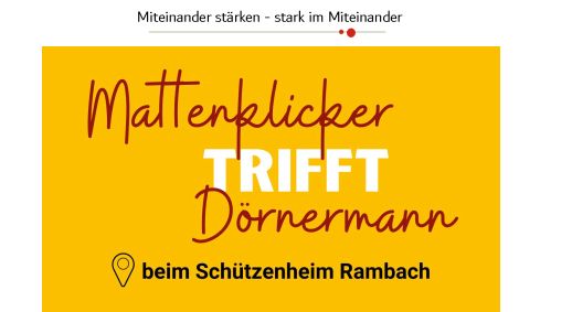 Gemeinsames Fest der Mattenklicker