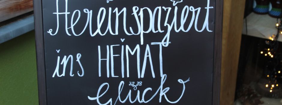 Bioprodukte und Selbstgemachtes im Heimatglück Ladenkaffee