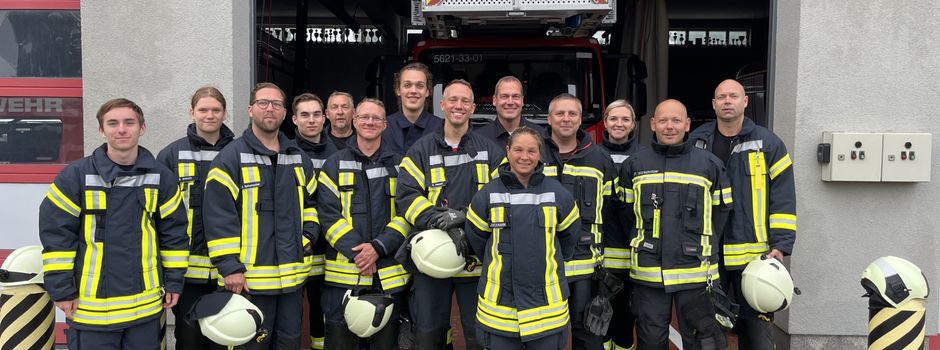 Ausbildungsdienst bei der Feuerwehr Crivitz zum Kennenlernen der Drehleiter