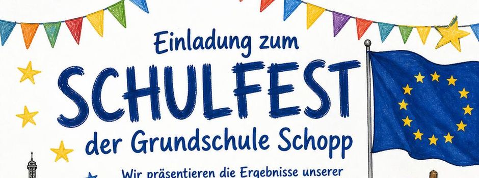 Einladung zum Schulfest der Grundschule Schopp am 21.05.2026