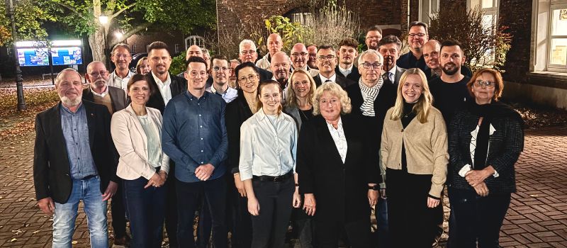 Die erste Sitzung des Rates der Gemeinde Issum