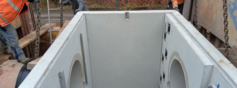 Geröllfang für die Kläranlage Fürstenhagen