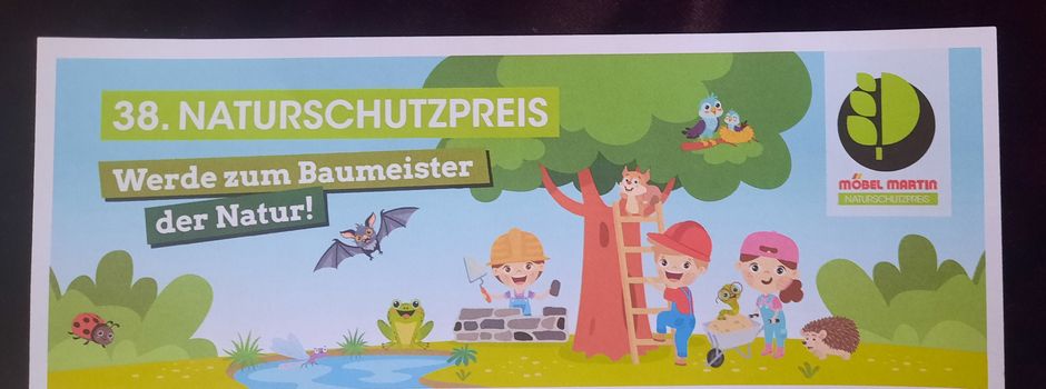 Kita „Die kleinen Strolche“ gewinnt Naturschutzpreis „Baumeister der Natur“ von Möbel Martin