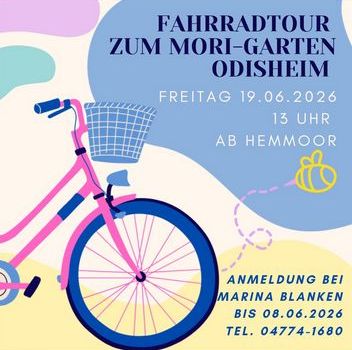 Fahrradtour zum Mori-Garten Odisheim