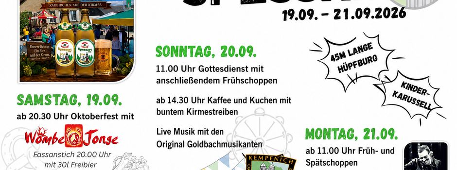 Kirmes in Spessart