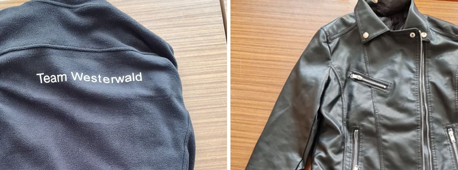 Fundsachen Fleecejacke und Lederjacke im EM-Studio
