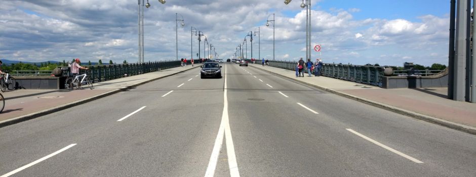 Theodor-Heuss-Brücke am Sonntag gesperrt