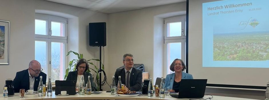 Landrat Thorsten Erny auf Gemeindebesuch in Lauf