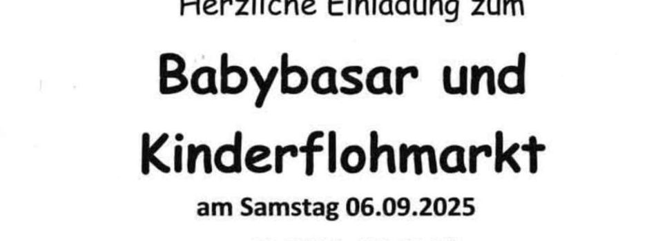 Babybasar und Kinderflohmarkt an der Markuskirche