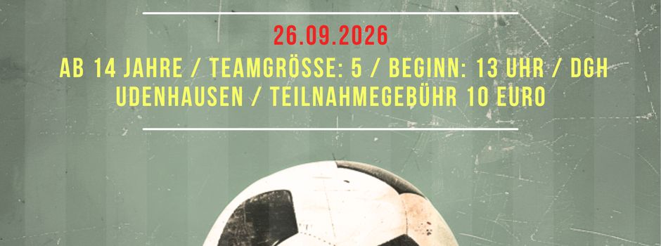 Menschenkicker Turnier Kirmes Udenhausen