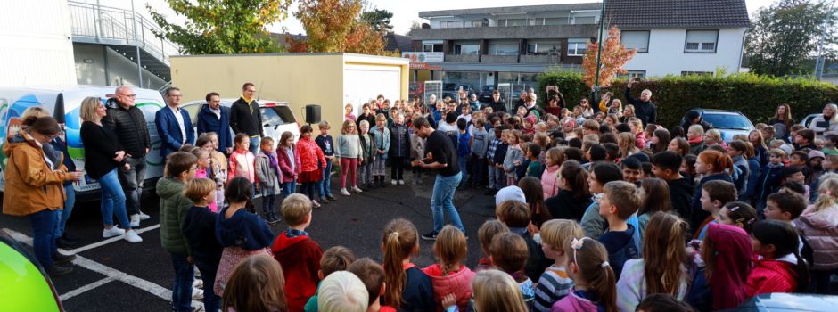 Moderne Containerklassen der GGS Niederkassel: Schulengpass gelöst