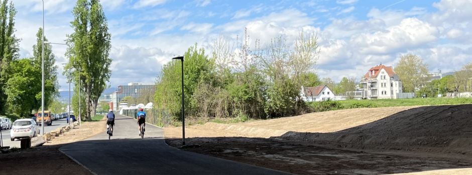 Neuer Radweg zwischen Schierstein und Biebrich eröffnet