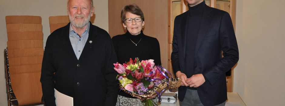 Verleihung der Ehrennadel des Landes Baden-Württemberg an Manfred Schmitt