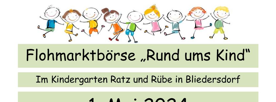 1. Mai kein Straßenflohmarkt – dafür Kinderflohmarkt in der Kita