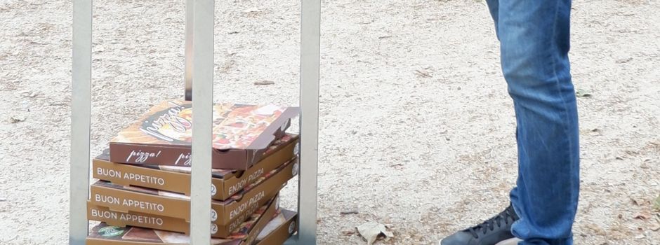 Vier neue Pizzakarton-Sammler in Mainz