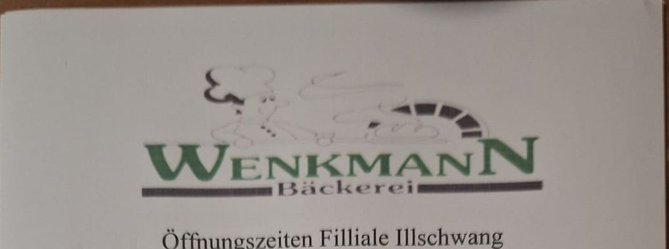 Öffnungszeiten der Bäckerei