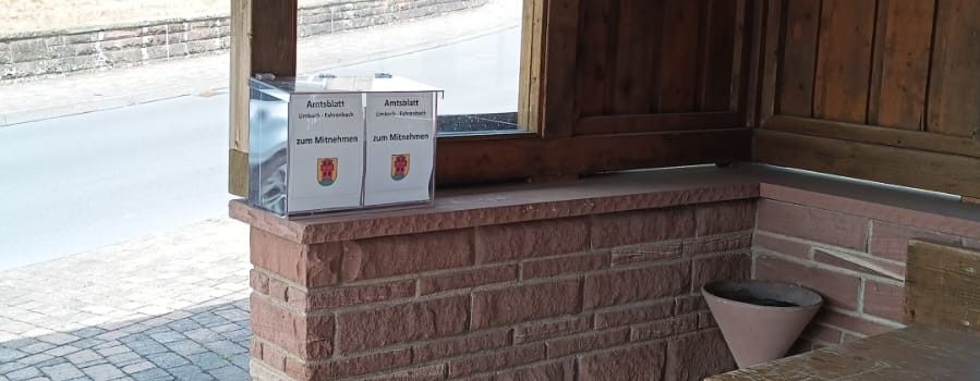 Amtsblattabholung in Trienz