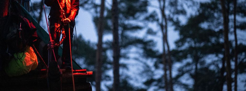 Protest gegen Tesla: Waldbesetzung soll lange dauern