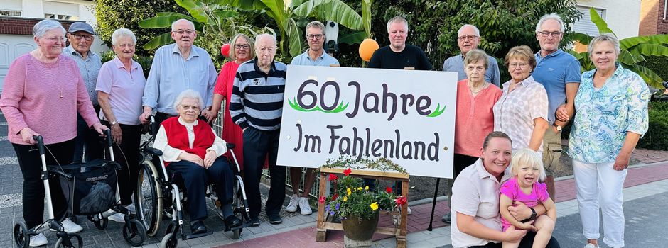 Straßenfest zum 60-jährigen Bestehen der Straße im Fahlenland